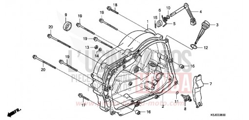 PANNEAU CARTER-MOTEUR D. CRF100F9 de 2009
